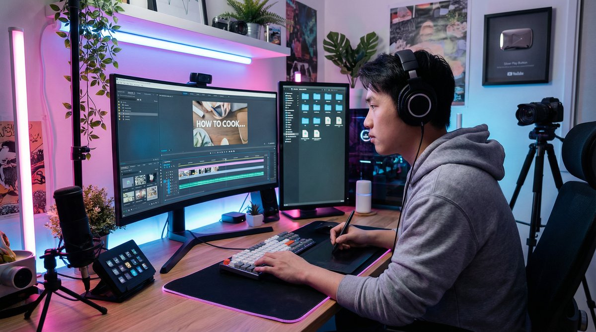 蘑菇视频创作者视频剪辑工作台